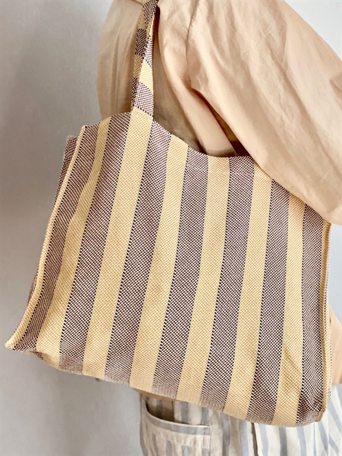 STILLEBEN SHOPPING BAG BROWN